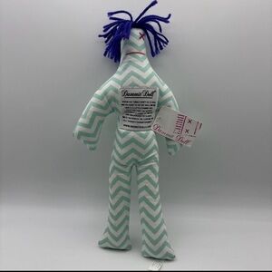 Dammit Doll Voodoo Doll Stress Relief Gag Gift Blue / Teal  13” DD1001 NWT